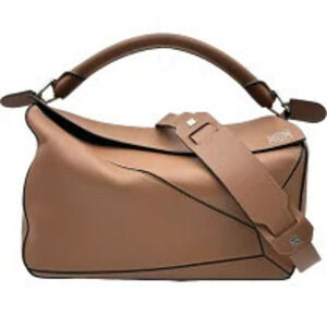 Loewe Puzzle Back Tan Leather Handbag